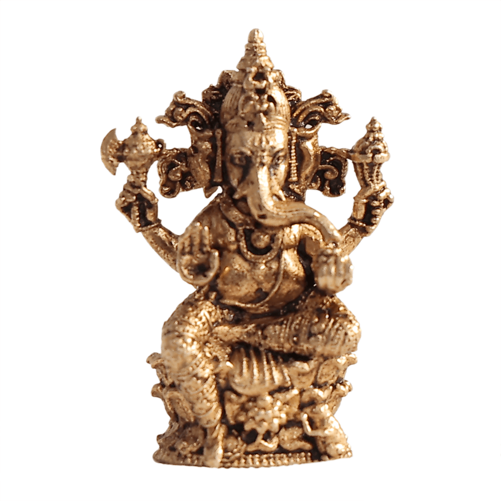 BH12359_1 Brass Ganesh 1.1 Inch KBH12359