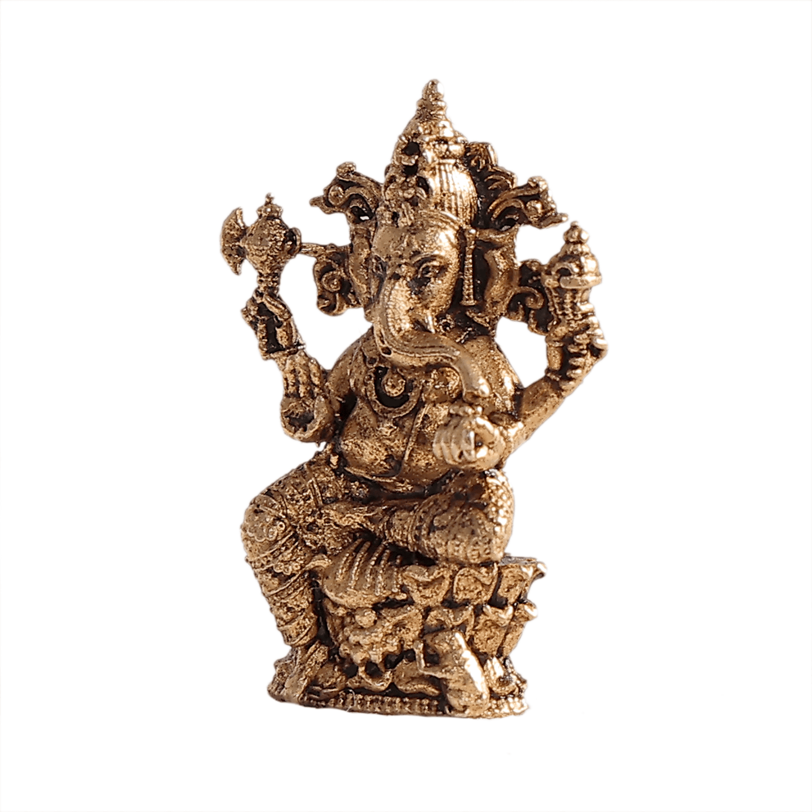 BH12359_3 Brass Ganesh 1.1 Inch KBH12359