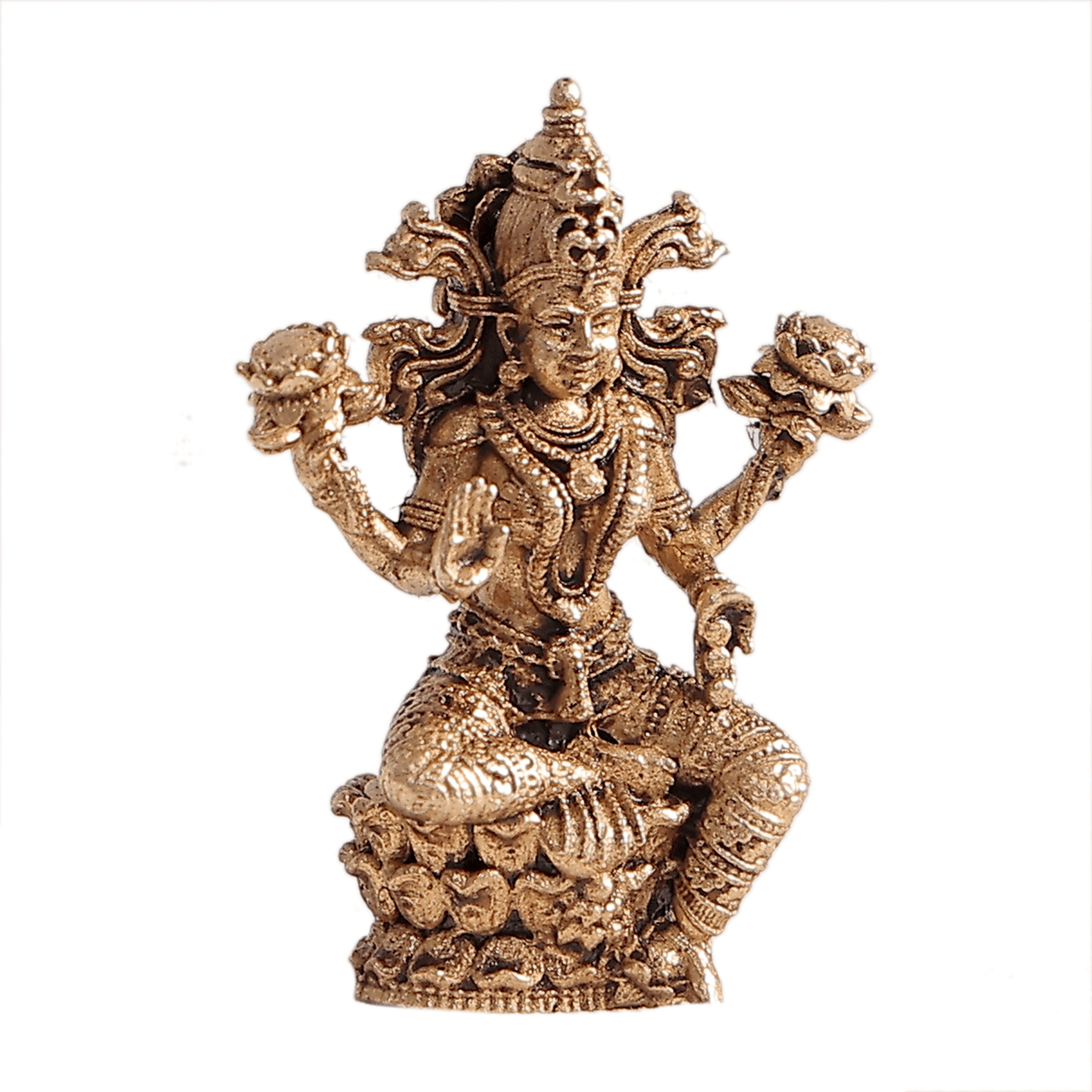 BH12360_2 Brass Lakshmi 1.1 Inch KBH12360