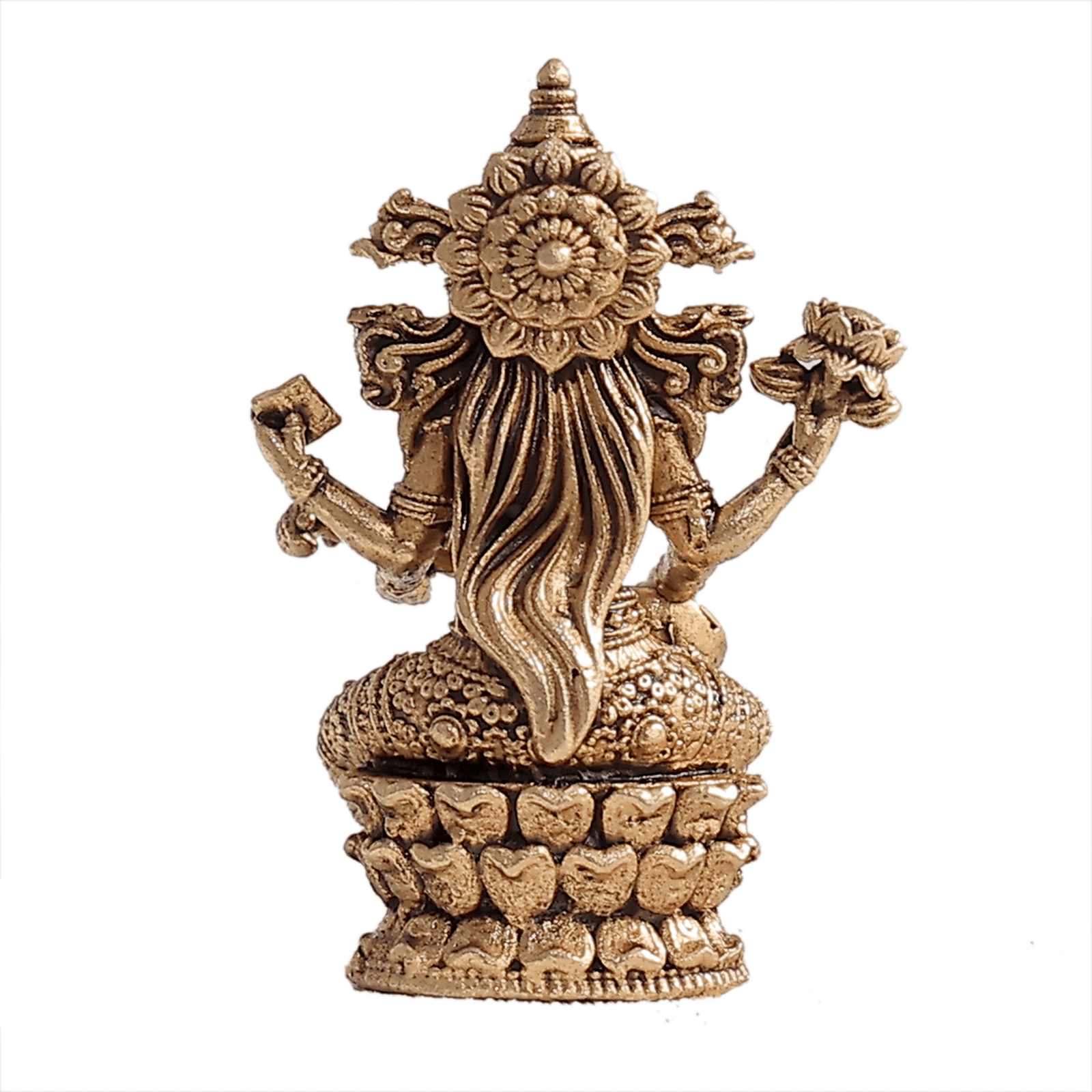 BH12361_4 Brass Saraswati 1.1 Inch KBH12361
