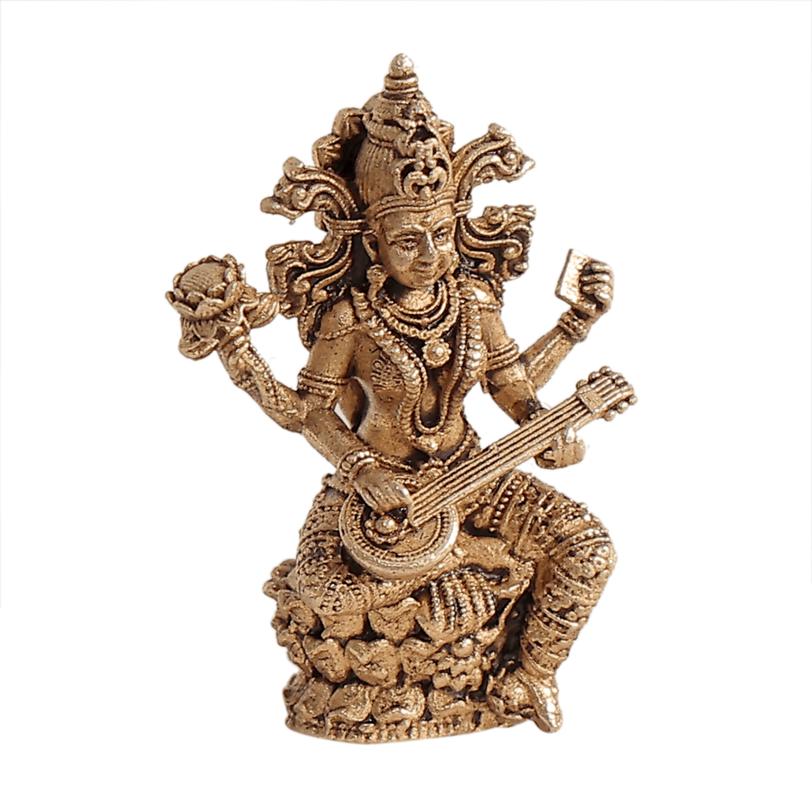 BH12361_6 Brass Saraswati 1.1 Inch KBH12361