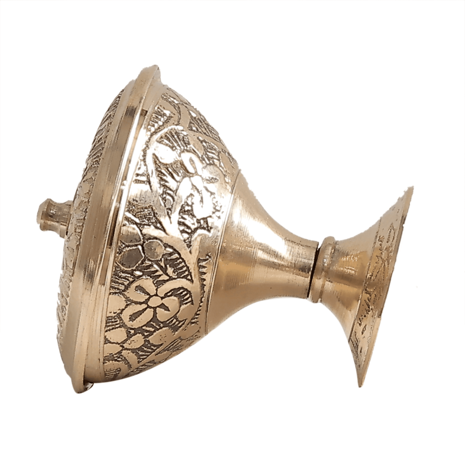 BH12366_4 Brass Agarbatti Stand 2.3 Inch KBH12366