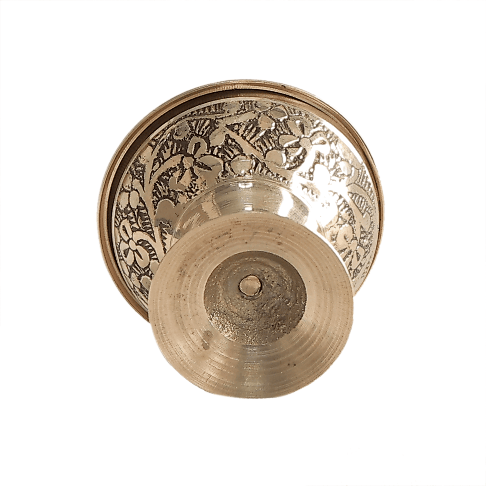 BH12366_5 Brass Agarbatti Stand 2.3 Inch KBH12366