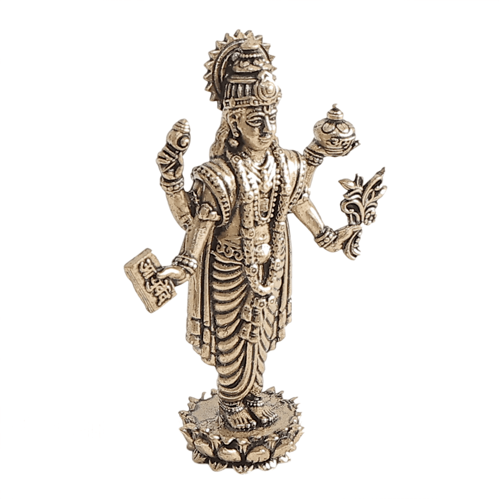 BH12403_5 Brass Dhanvantari 3 Inch KBH12403