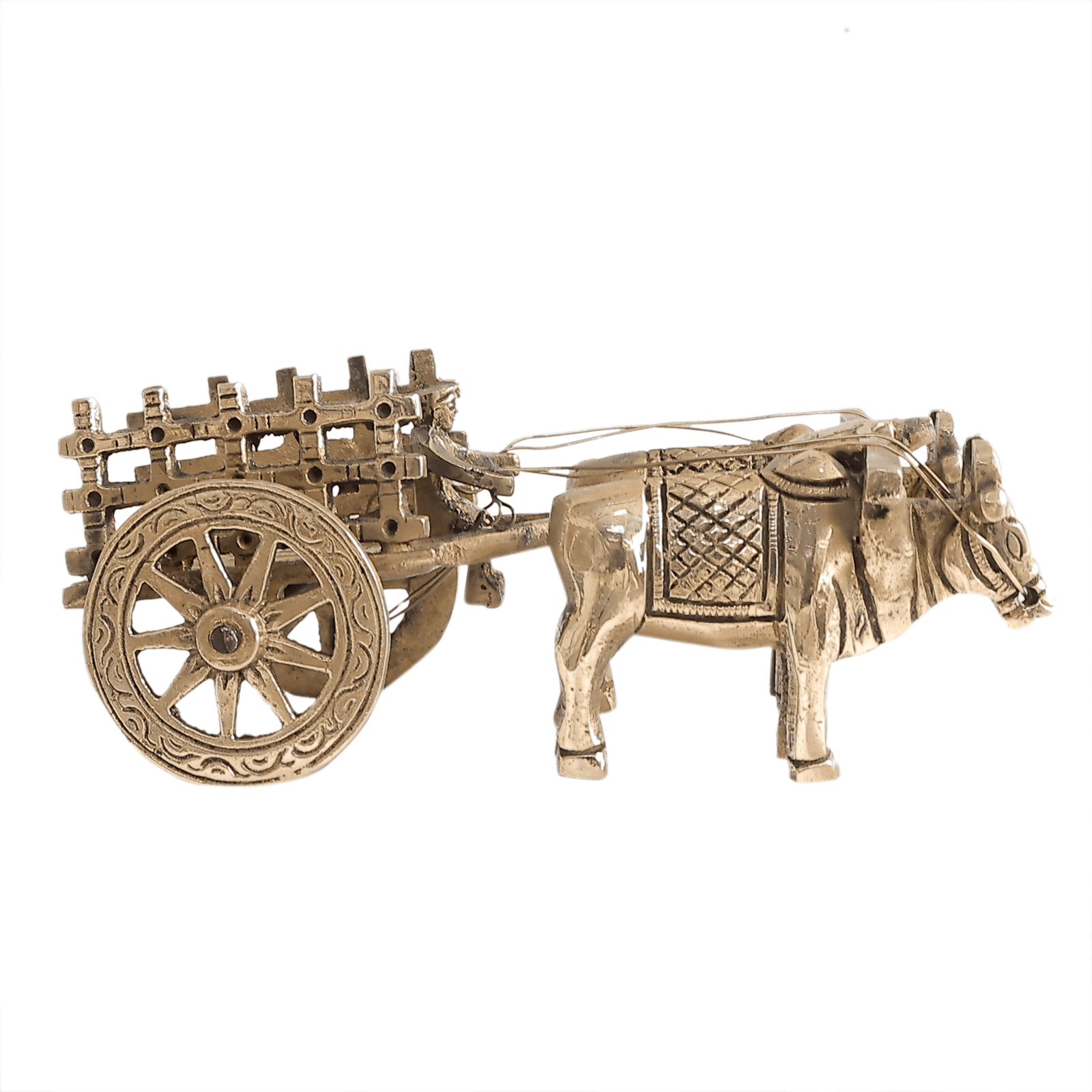 BH12410_2 Brass Bullock Cart 2.5 Inch KBH12410