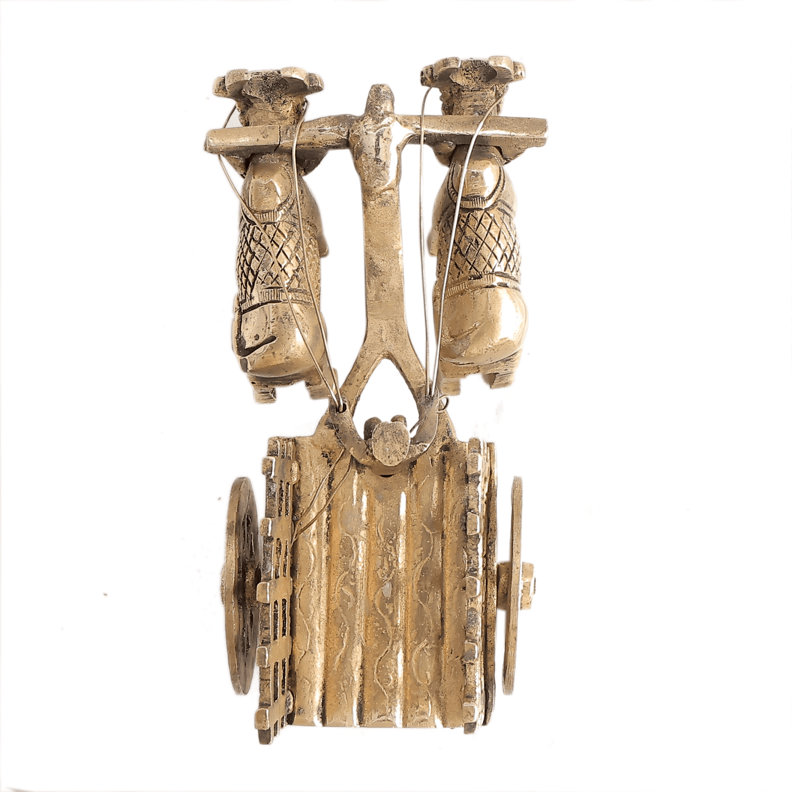 BH12410_6 Brass Bullock Cart 2.5 Inch KBH12410