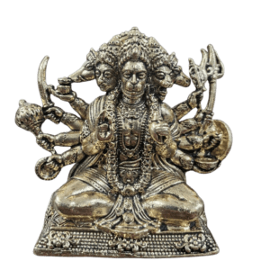 KALARAMBH Brass Panchmukhi Hanuman 1.8 Inch, 1 Pcs