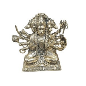 KALARAMBH Brass Panchmukhi Hanuman 3.1 Inch, 1 Pcs