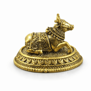 KALARAMBH Brass Nandi 1 Inch, 1 Pcs