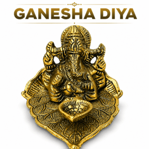 Aluminium Ganesha Diya 2.75 Inch BH09156
