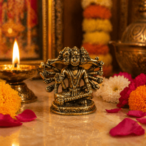 Brass Panchmukhi Hanuman 1.2 Inch KBH12451