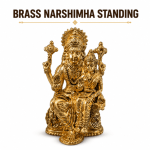 brass Narshimha standing 1.5 Inch KBH12513