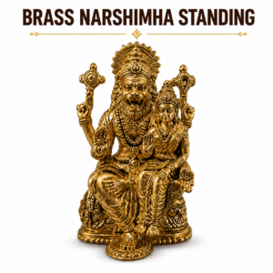 brass Narshimha standing 1.5 Inch KBH12513