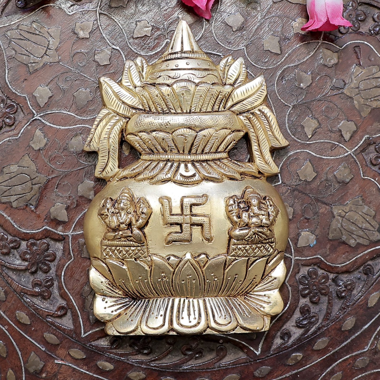 1000964466 KALARAMBH Brass Kalas 5.5 Inch, 1 Pcs