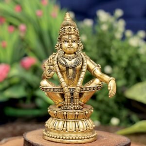 KALARAMBH Brass Ayaapaa medium 4 Inch, 1 Pcs