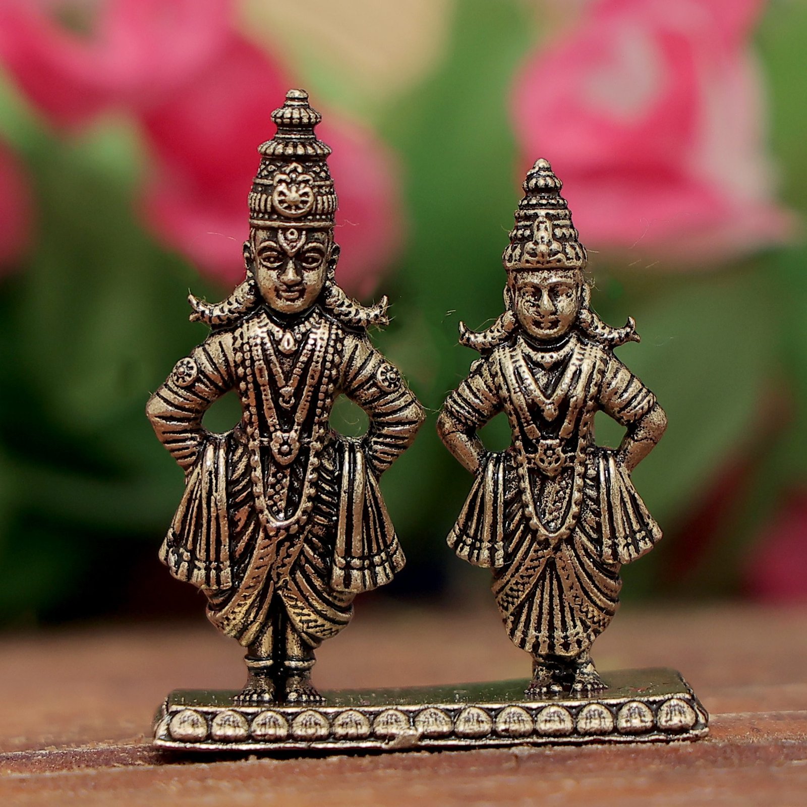 KALARAMBH Brass Vitthal rukmani 1.5 Inch, 1 Pcs KALARAMBH Brass Vitthal rukmani 1.5 Inch, 1 Pcs