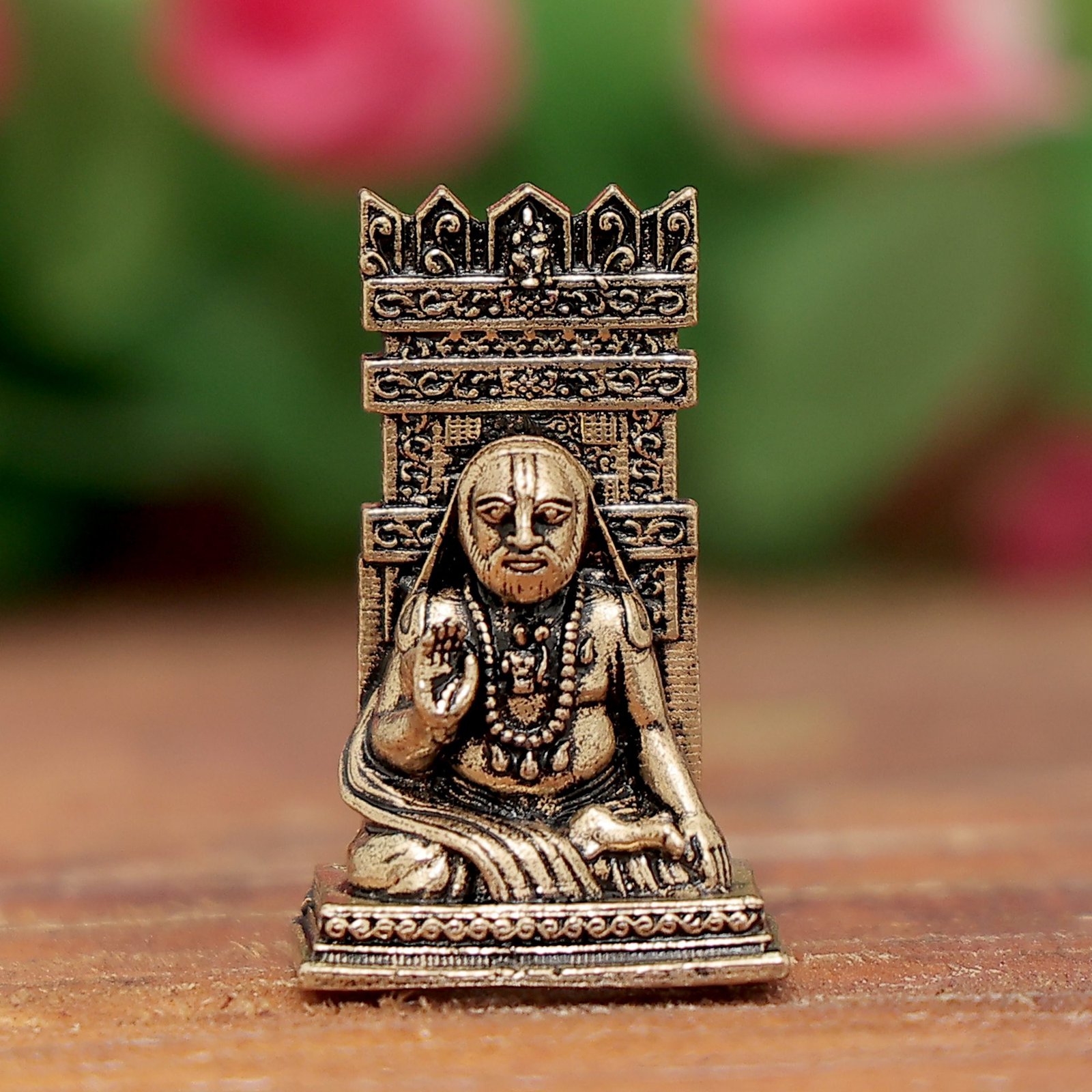 KALARAMBH Brass Raghvendra Swami 1.25 Inch, 1 Pcs KALARAMBH Brass Raghvendra Swami 1.25 Inch, 1 Pcs