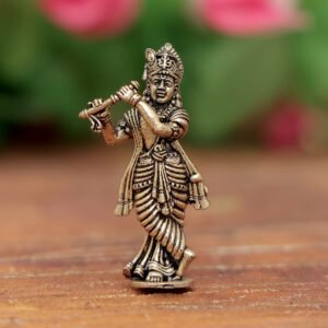 KALARAMBH Brass krishna 1 Inch, 1 Pcs