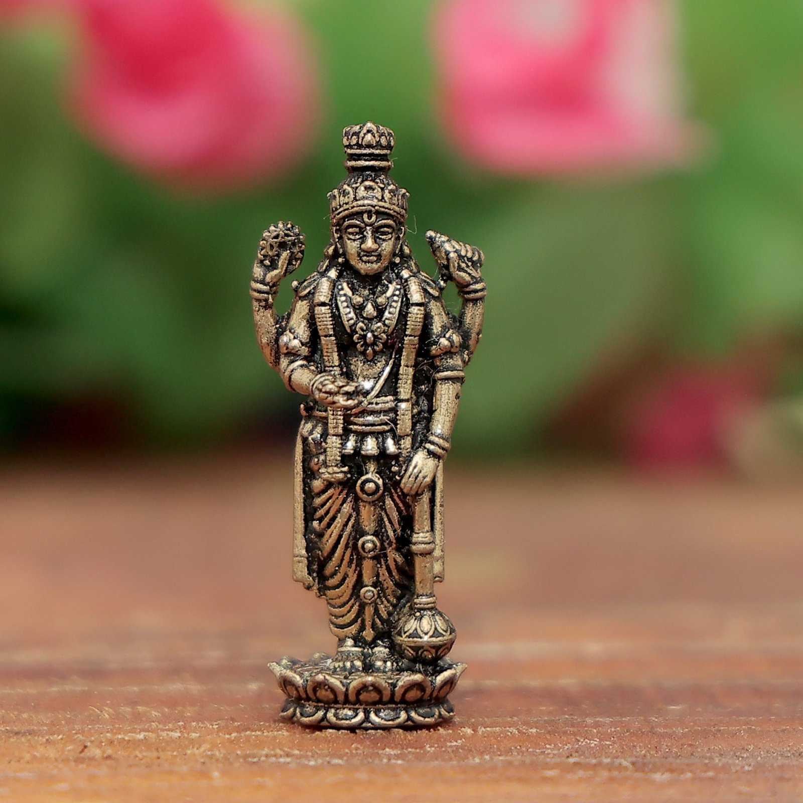 1000964516 KALARAMBH Brass vishnu 1 Inch, 1 Pcs