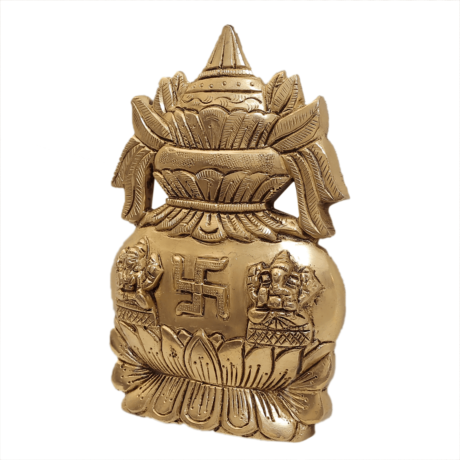 110 KALARAMBH Brass Kalas 5.5 Inch, 1 Pcs