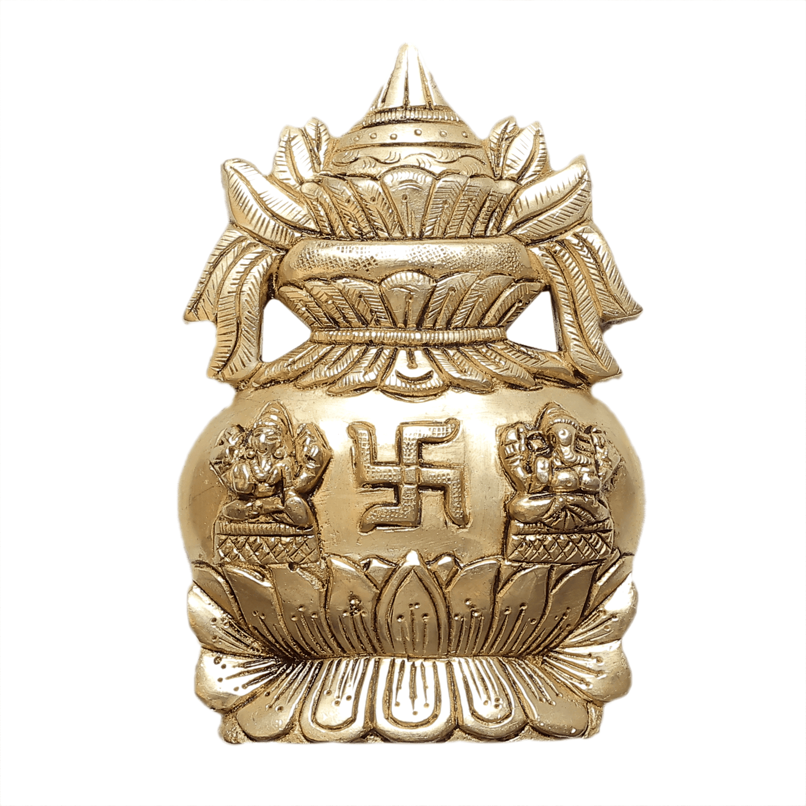 112 KALARAMBH Brass Kalas 5.5 Inch, 1 Pcs