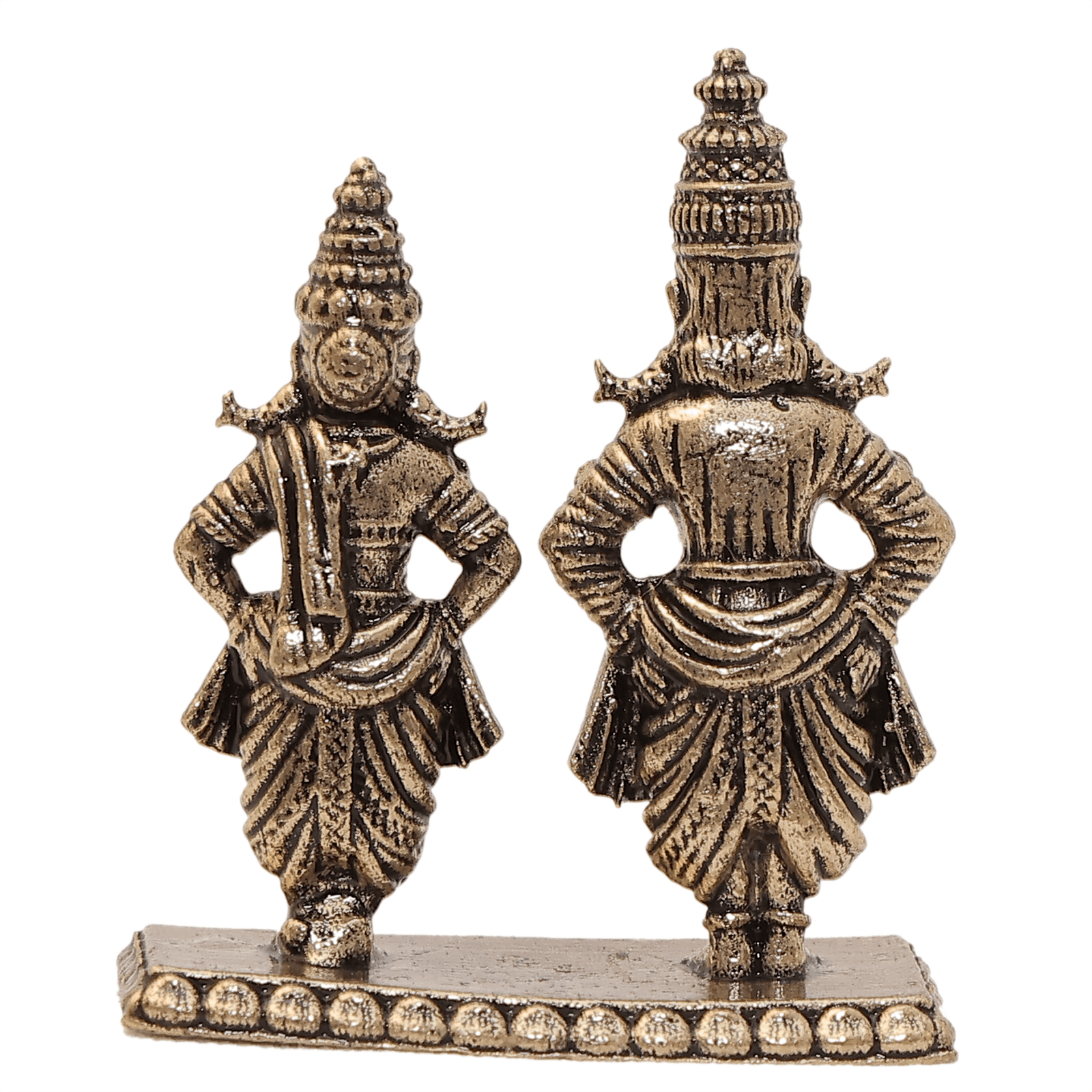 KALARAMBH Brass Vitthal rukmani 1.5 Inch, 1 Pcs KALARAMBH Brass Vitthal rukmani 1.5 Inch, 1 Pcs