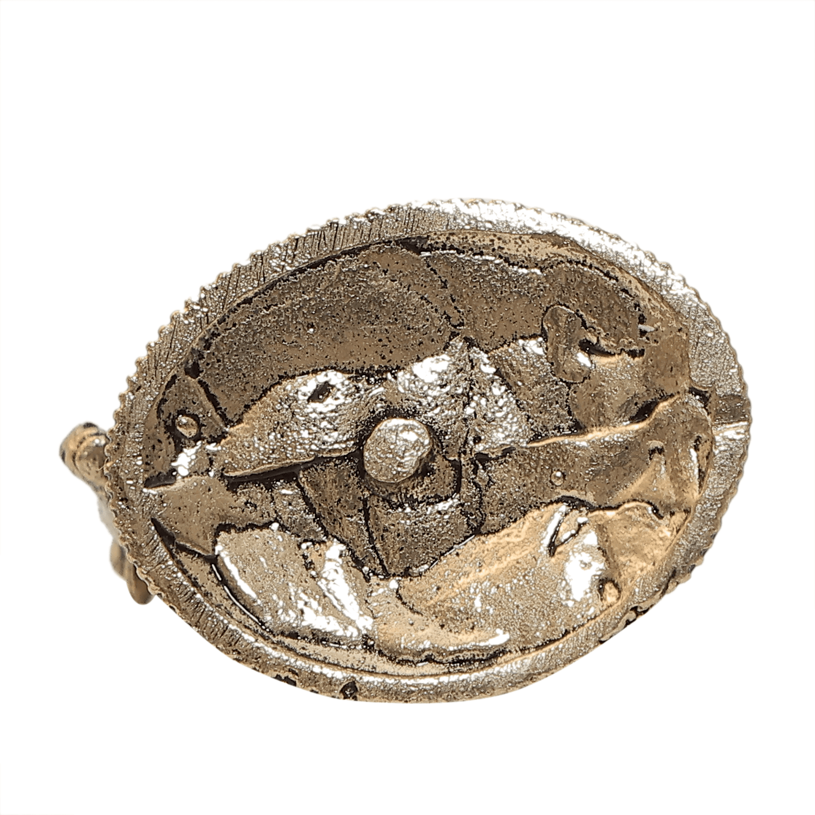 KALARAMBH Brass Krishna With cow round base 1.5 Inch, 1 Pcs KALARAMBH Brass Krishna With cow round base 1.5 Inch, 1 Pcs
