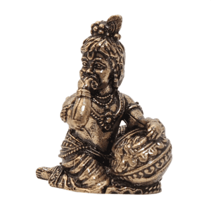 KALARAMBH Brass Laddu gopal 1.2 Inch, 1 Pcs