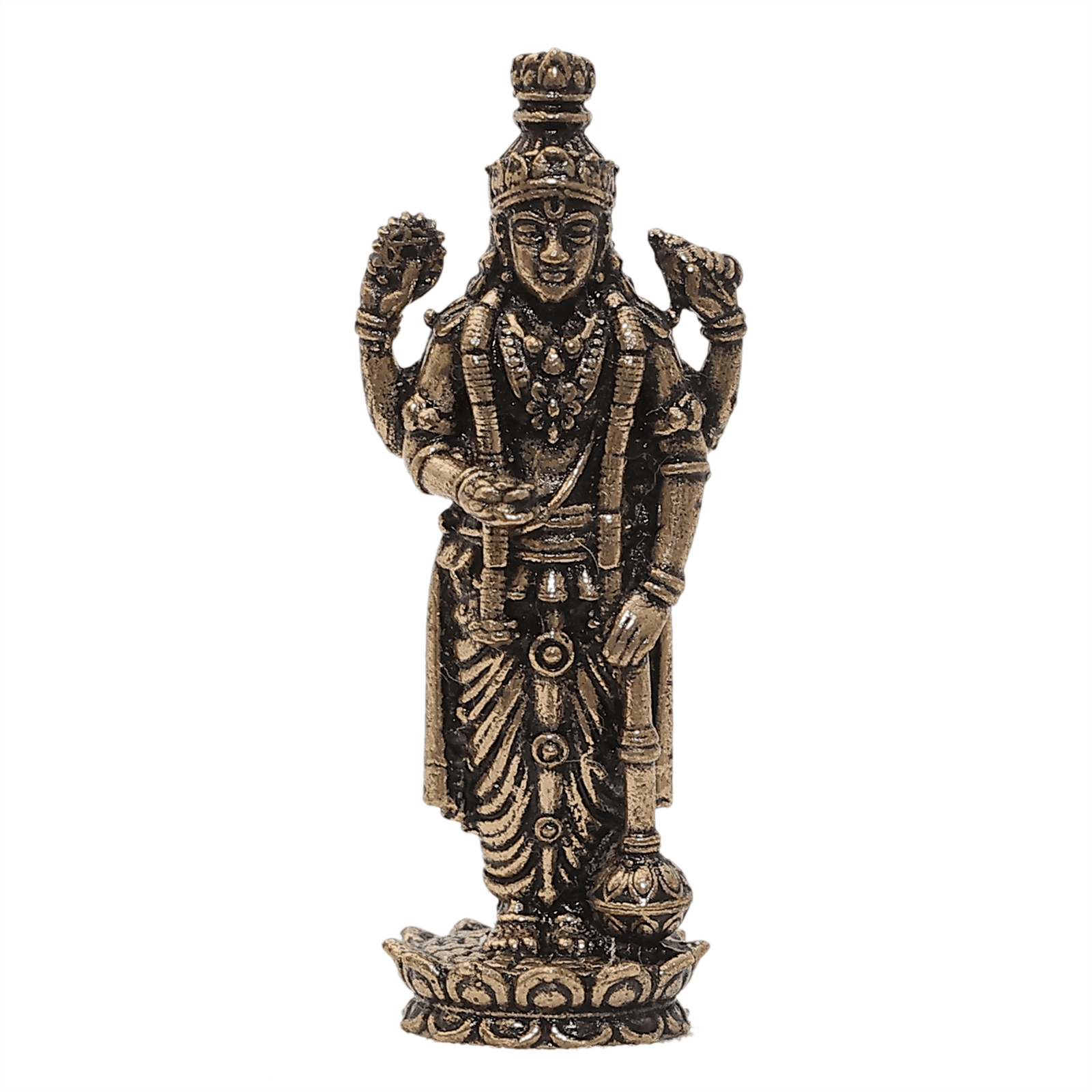 172 KALARAMBH Brass vishnu 1 Inch, 1 Pcs