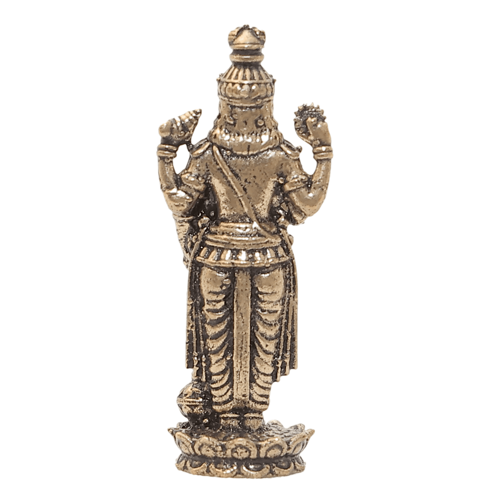 175 KALARAMBH Brass vishnu 1 Inch, 1 Pcs