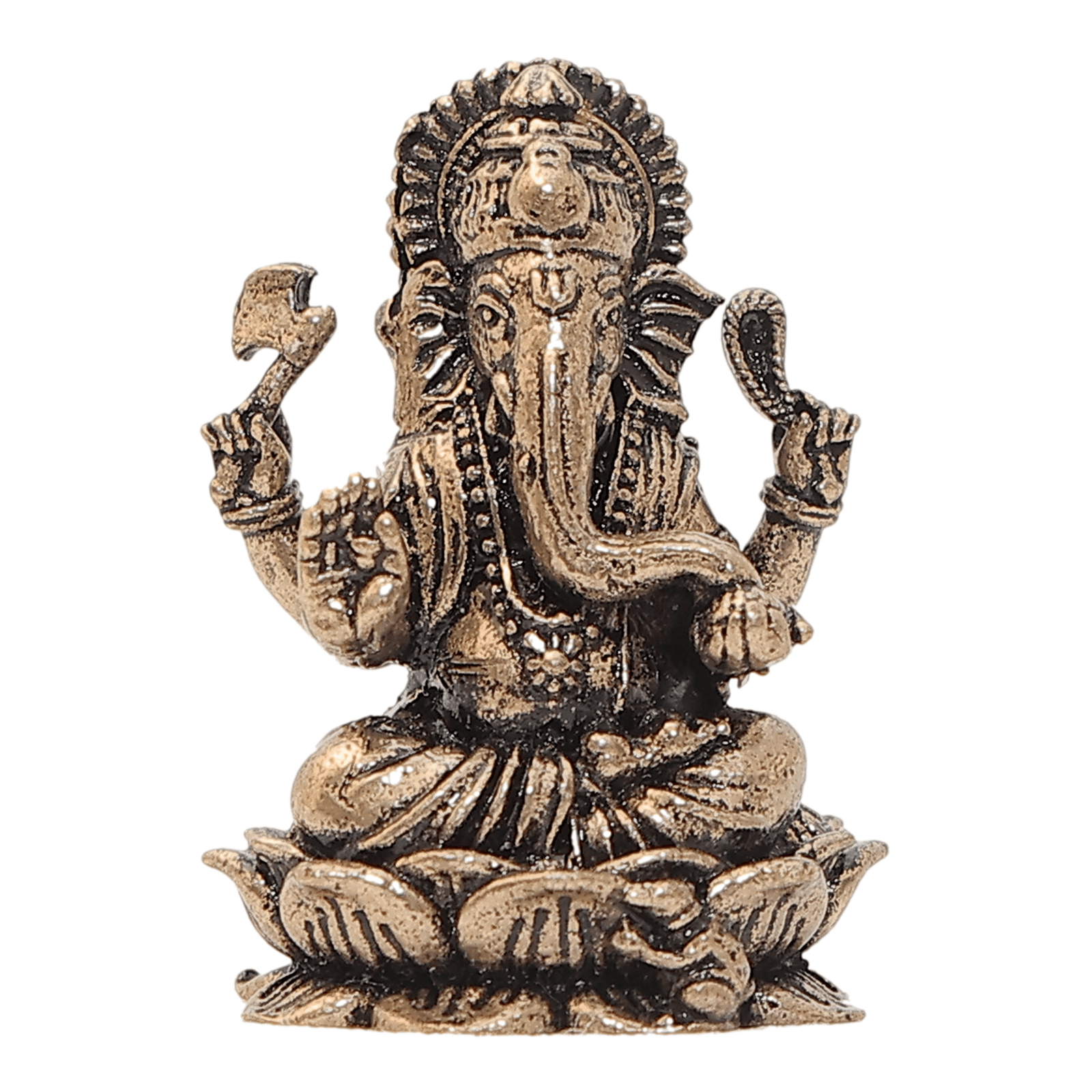 178 KALARAMBH Brass Ganesh 1.1 Inch, 1 Pcs