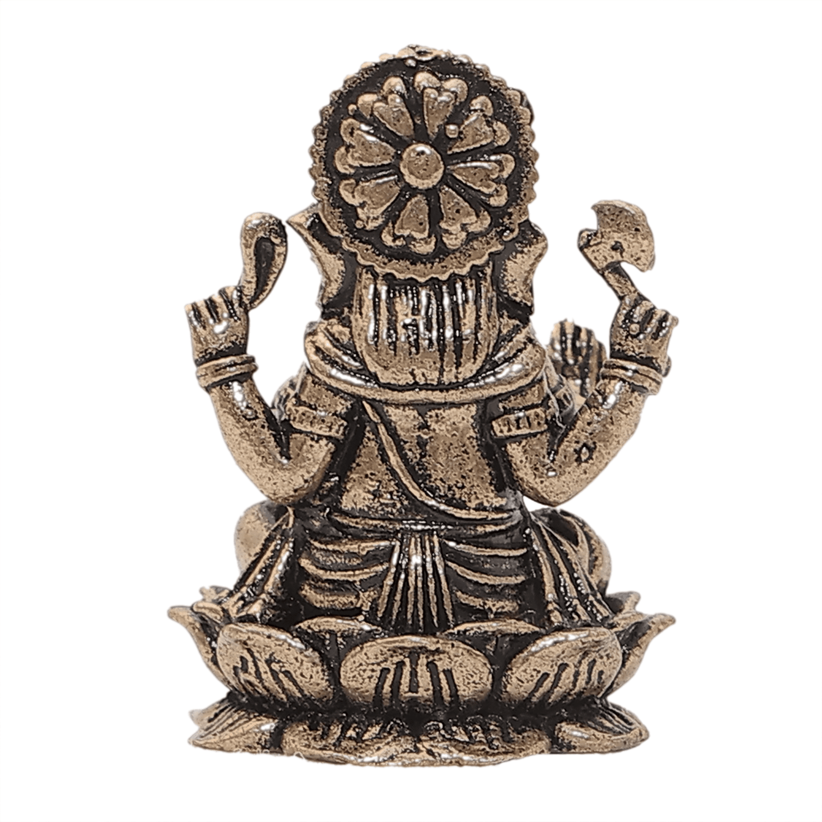182 KALARAMBH Brass Ganesh 1.1 Inch, 1 Pcs