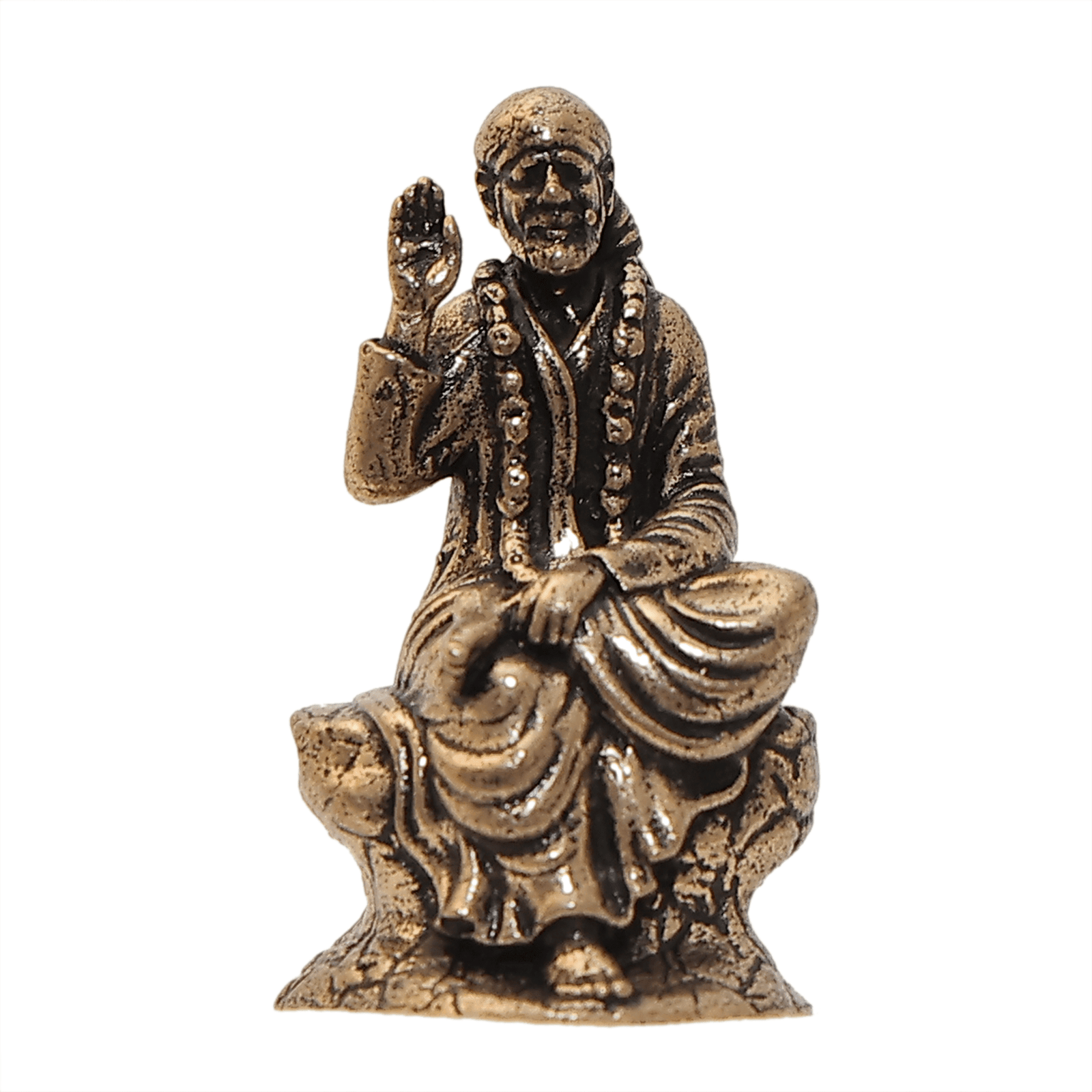 226 KALARAMBH Brass Saibaba 1 Inch, 1 Pcs
