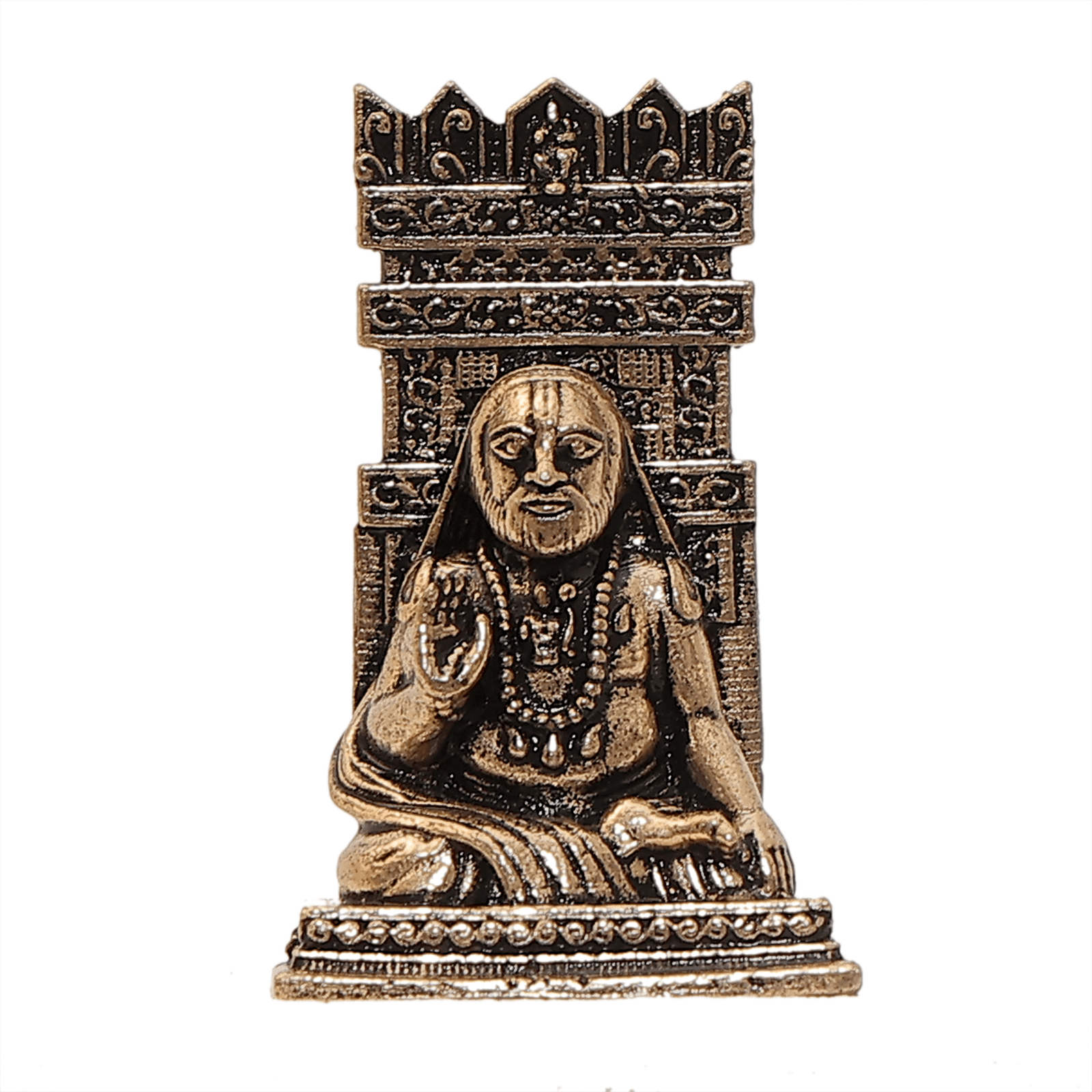 KALARAMBH Brass Raghvendra Swami 1.25 Inch, 1 Pcs KALARAMBH Brass Raghvendra Swami 1.25 Inch, 1 Pcs