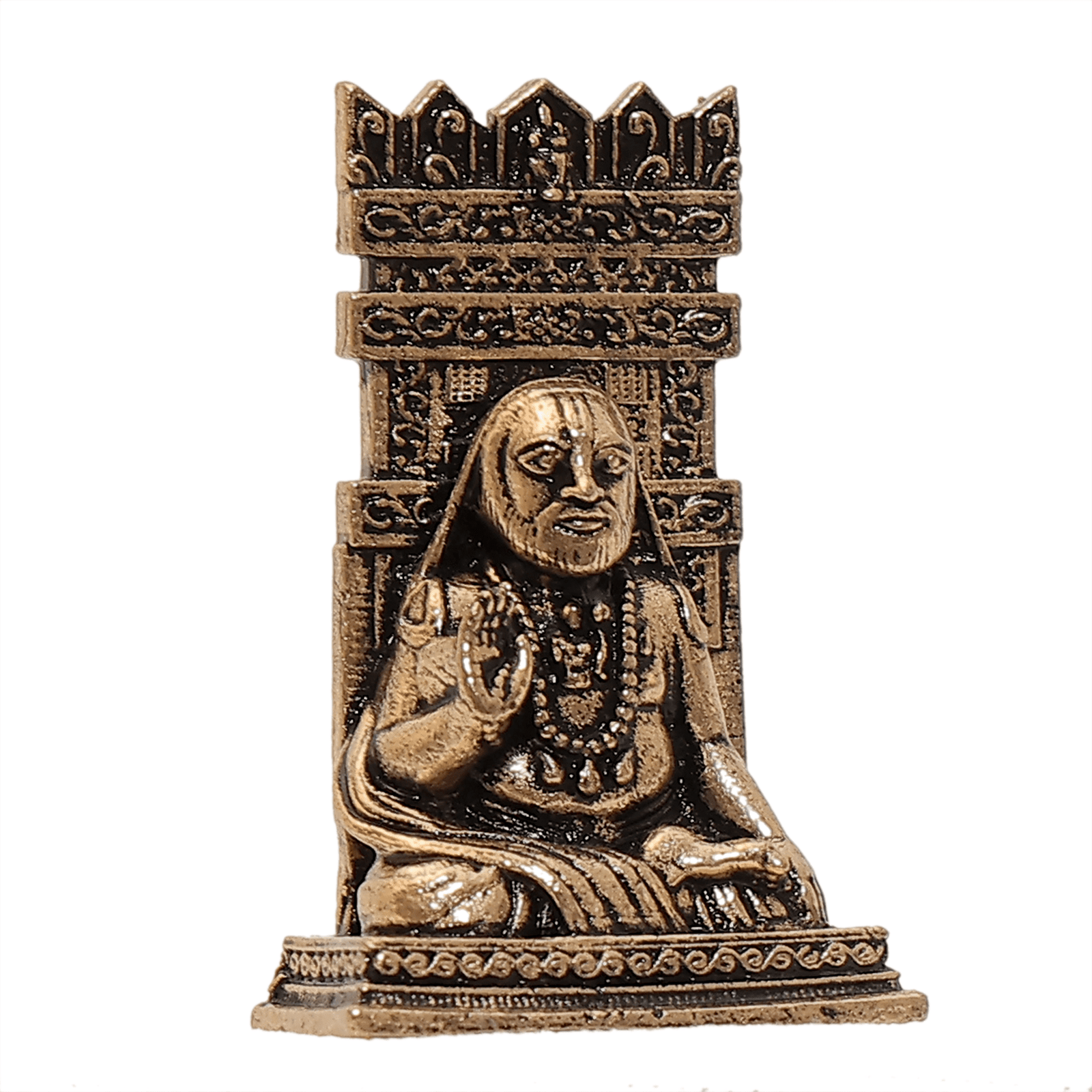 KALARAMBH Brass Raghvendra Swami 1.25 Inch, 1 Pcs KALARAMBH Brass Raghvendra Swami 1.25 Inch, 1 Pcs