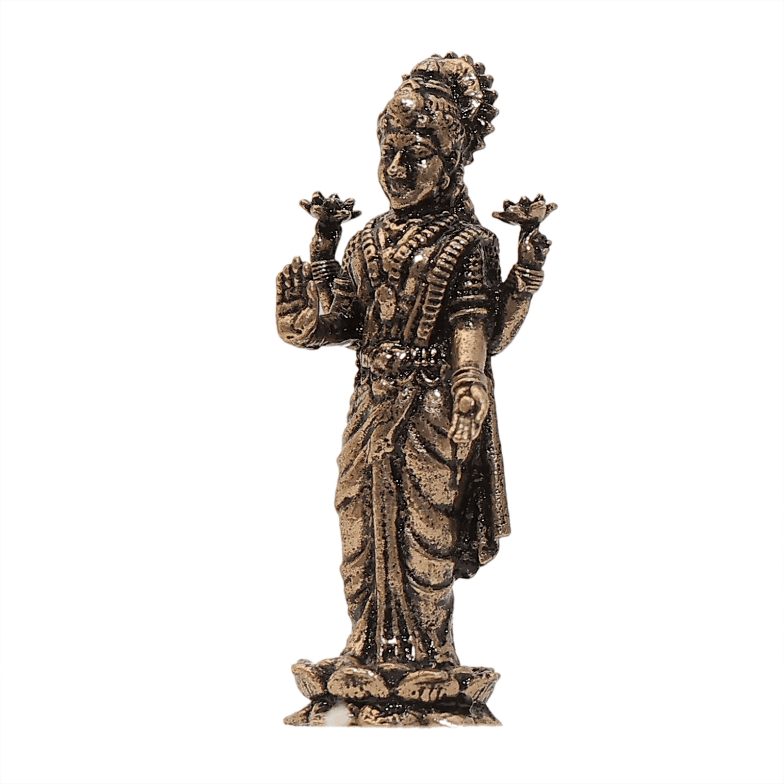 258 KALARAMBH Brass Laxmi 1.5 Inch, 1 Pcs