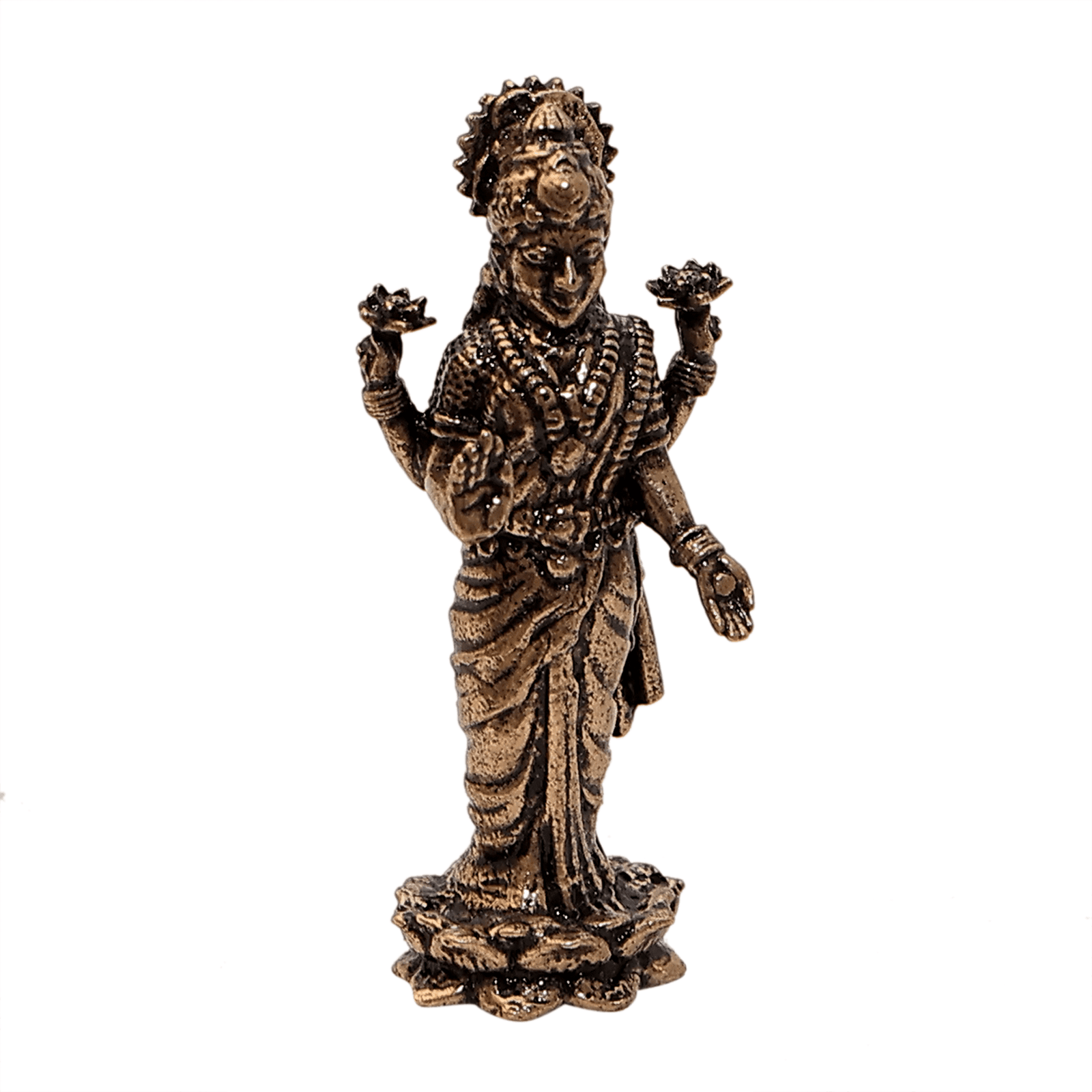 261 KALARAMBH Brass Laxmi 1.5 Inch, 1 Pcs