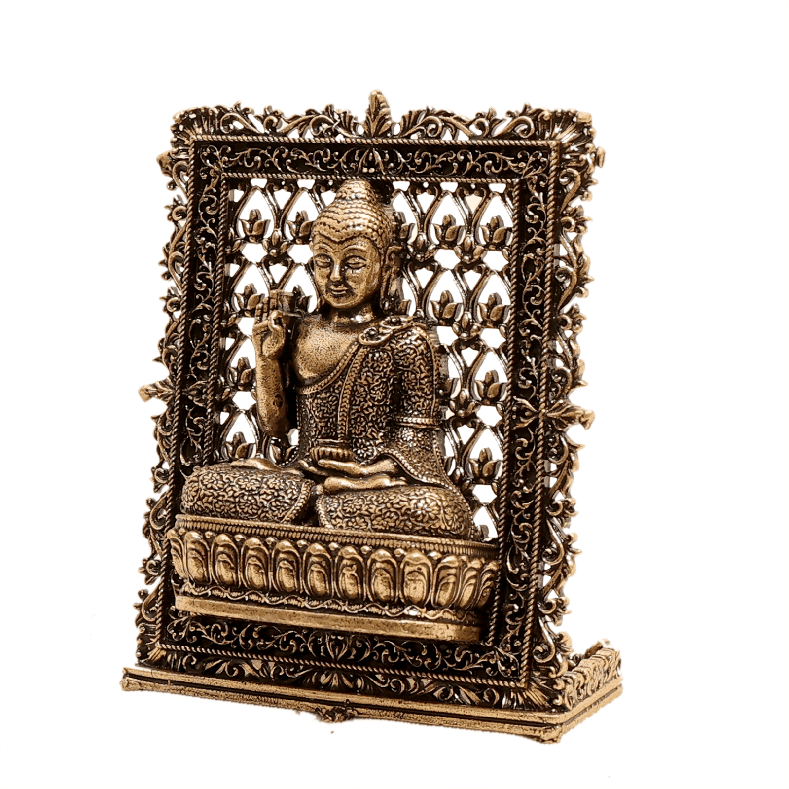 Brass Buddha Frame 3 Inch BH12616 Brass Buddha Frame 3 Inch BH12616