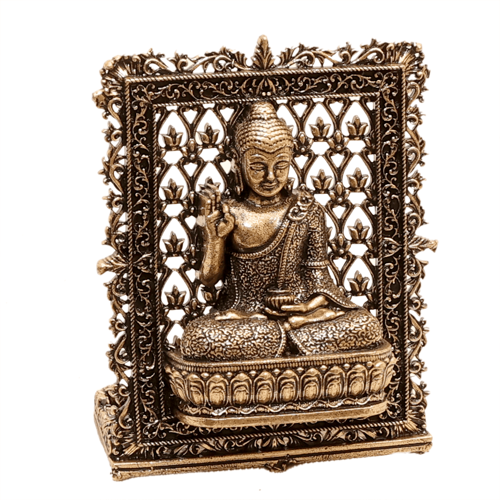 Brass Buddha Frame 3 Inch BH12616 Brass Buddha Frame 3 Inch BH12616