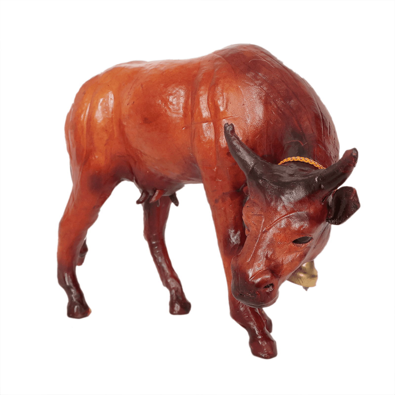 376 KALARAMBH Leather Cow & Calf 8 Inch, 2 Pcs