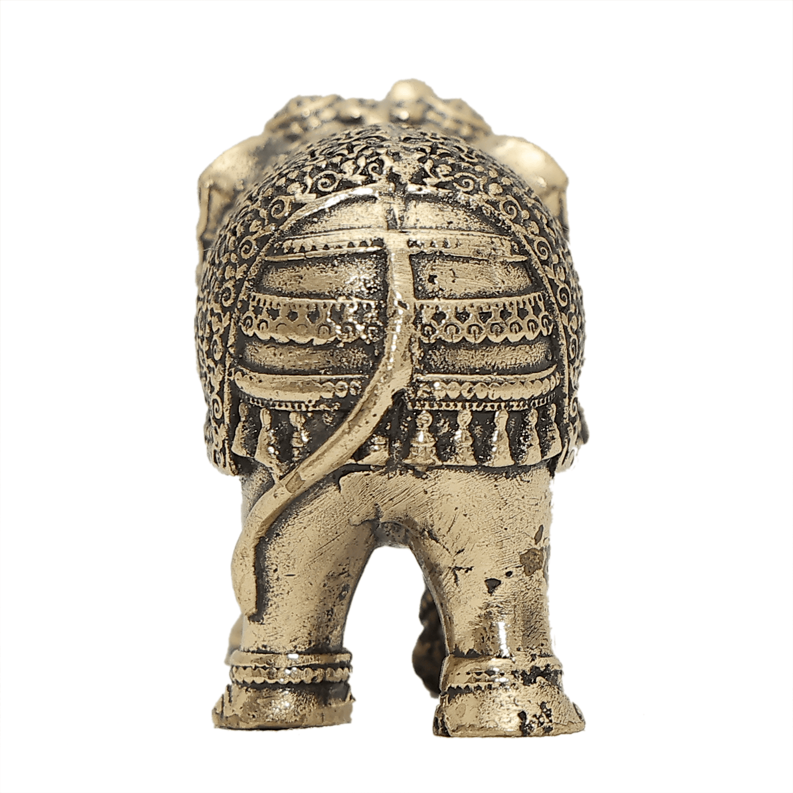 379 KALARAMBH Brass Elephant 1.2 Inch, 1 Pcs
