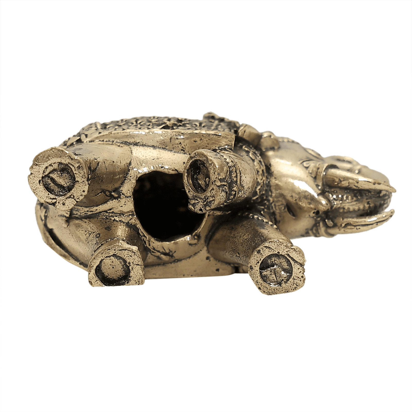 380 KALARAMBH Brass Elephant 1.2 Inch, 1 Pcs