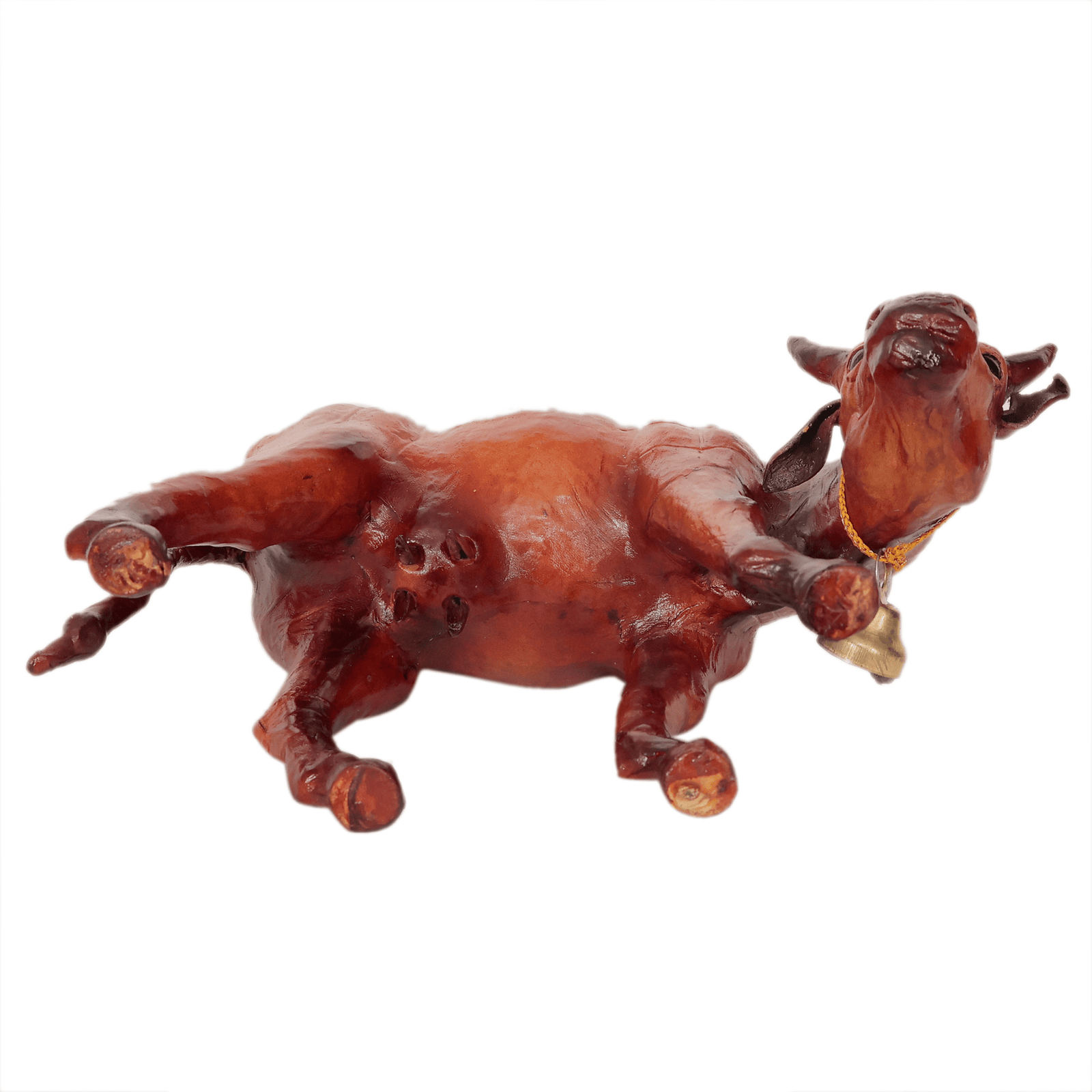 381 KALARAMBH Leather Cow & Calf 8 Inch, 2 Pcs