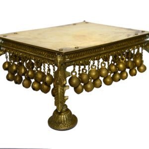 KALARAMBH Brass peacock with bell bajath 5.5 Inch, 1 Pcs