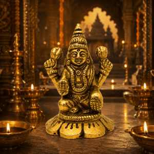KALARAMBH Brass LAKshmi 2.3 Inch, 1 Pcs