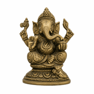Brass Ganesha 4.2 Inch BH09947