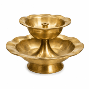 KALARAMBH Brass Diya 2.5 Inch, 1 Pcs