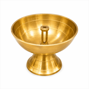 KALARAMBH Brass Divi 2.3 Inch, 1 Pcs