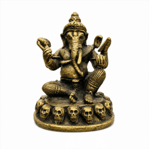 KALARAMBH Brass Ganesha 1.8 Inch, 1 Pcs