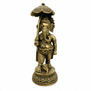 KALARAMBH Brass Ganesha 2.5 Inch, 1 Pcs